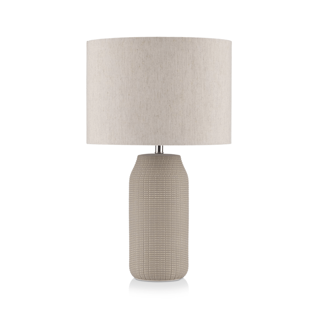 Patterned Ceramic Table Lamp