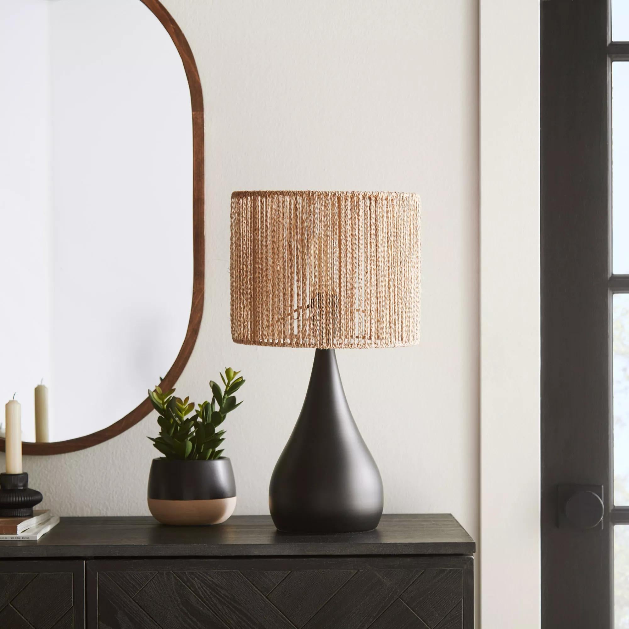 Flared Metal Lamp Base