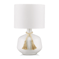 Ceramic Table Lamp with Bead String
