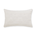 White Lindy Lumbar Decorative Pillow