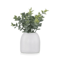Artificial Eucalyptus in Ceramic Pot