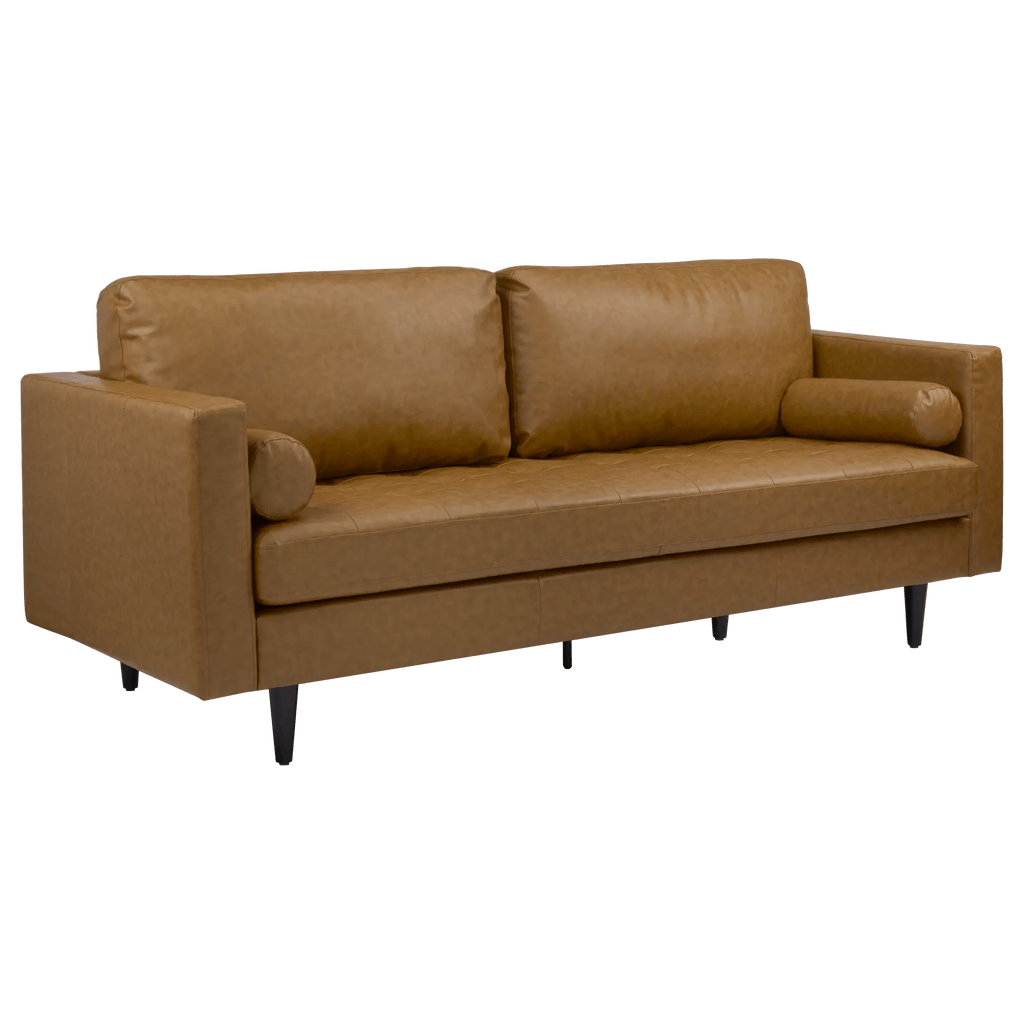 Faux-leather Sofa