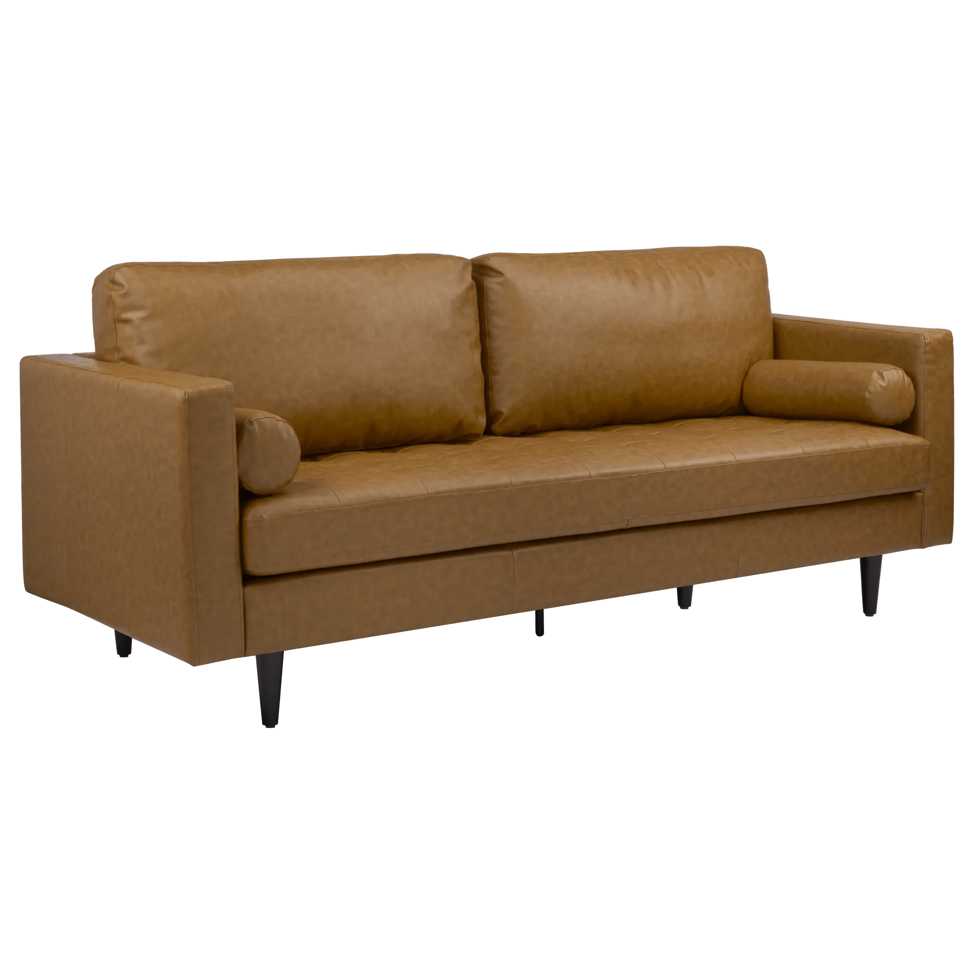 Faux-leather Sofa
