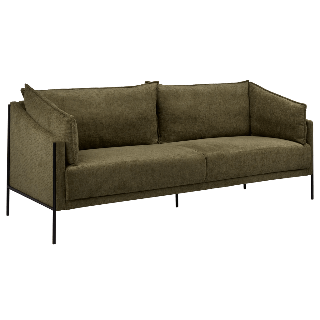 3 Seat  Green Sofa