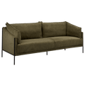 3 Seat  Green Sofa
