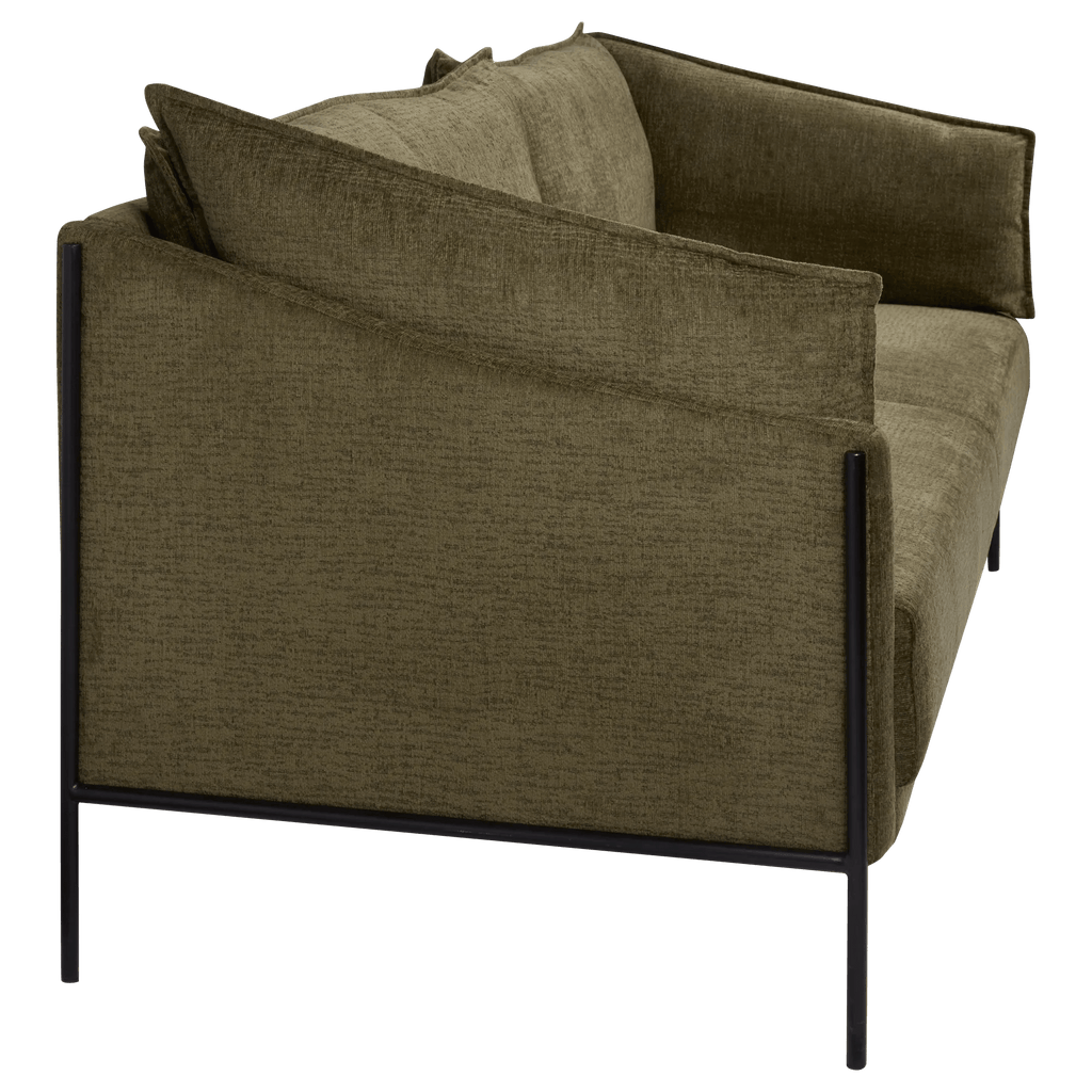 3 Seat  Green Sofa
