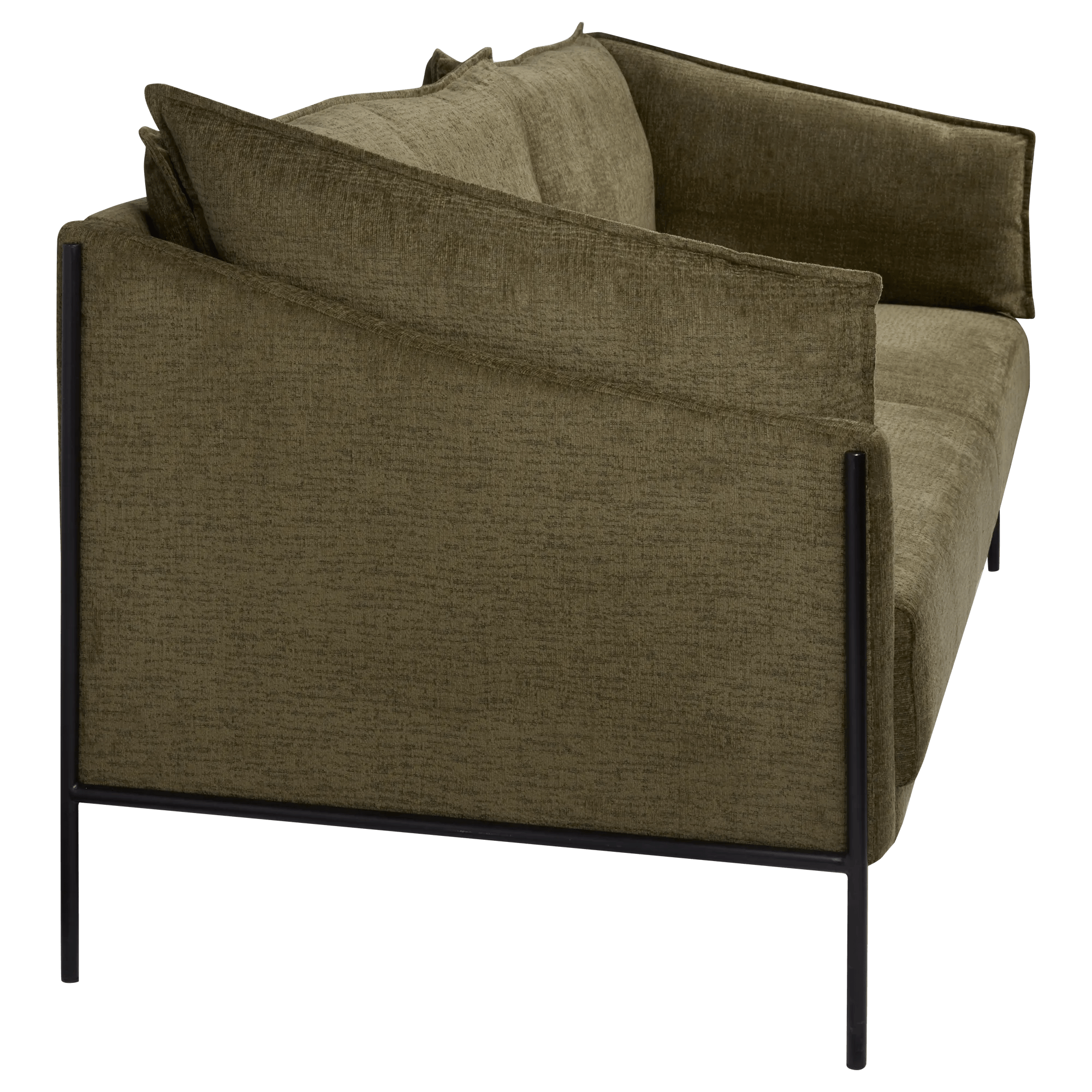 3 Seat  Green Sofa