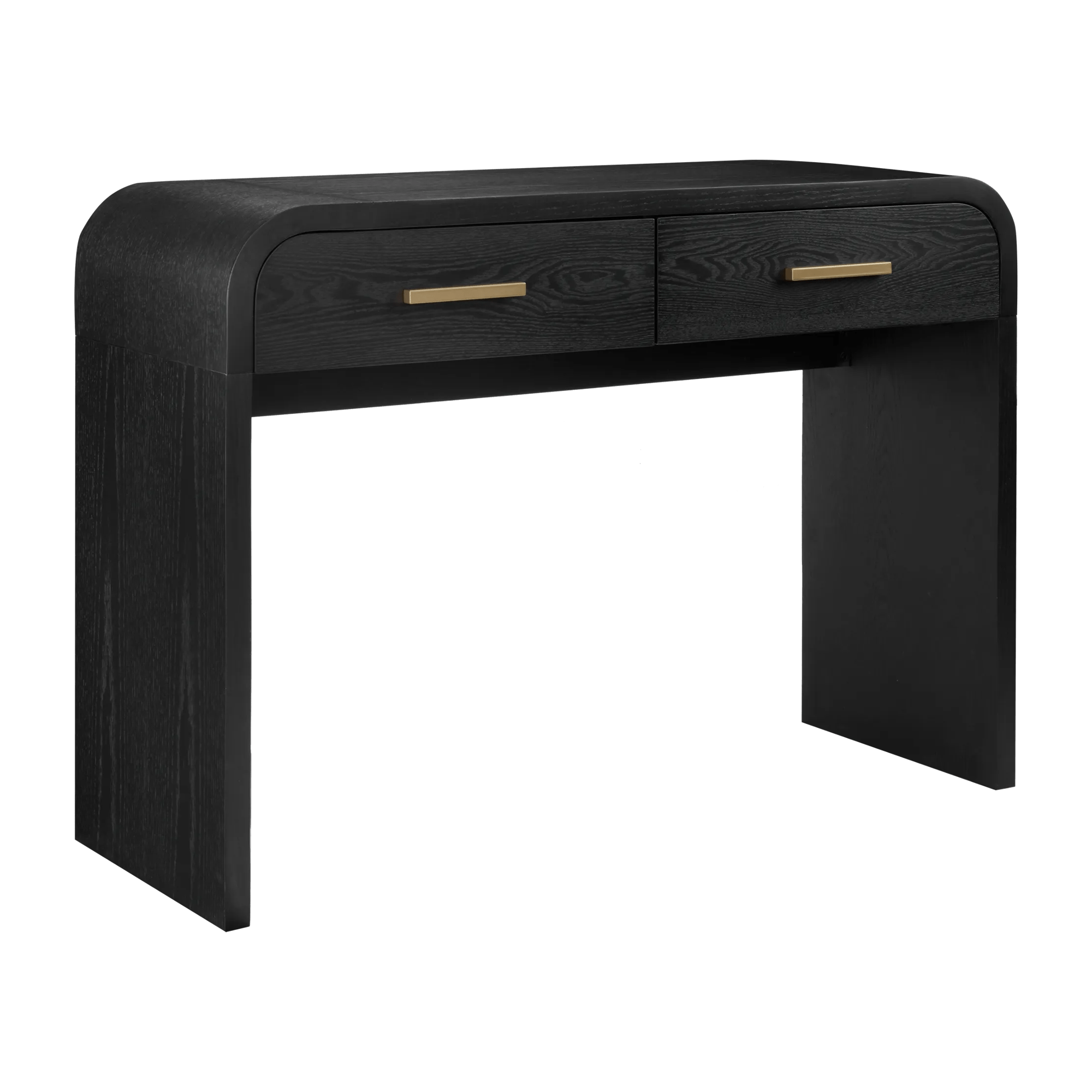 Black Console with Drawers