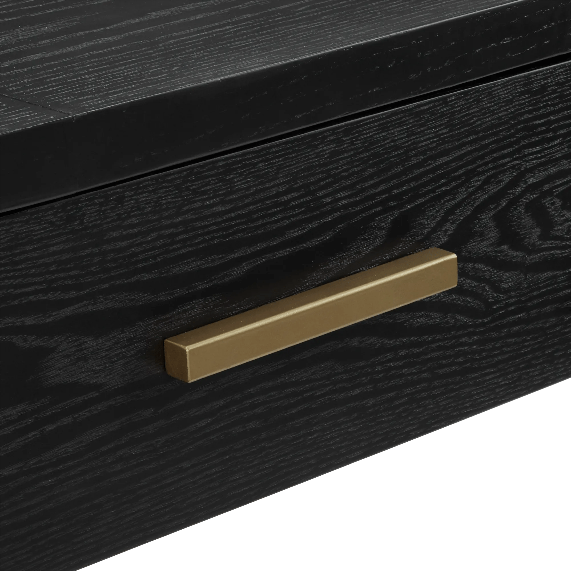 Black Console with Drawers