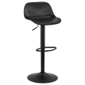 Black Metal & Plastic Bar Stool