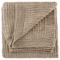 Taupe Ribba Throw