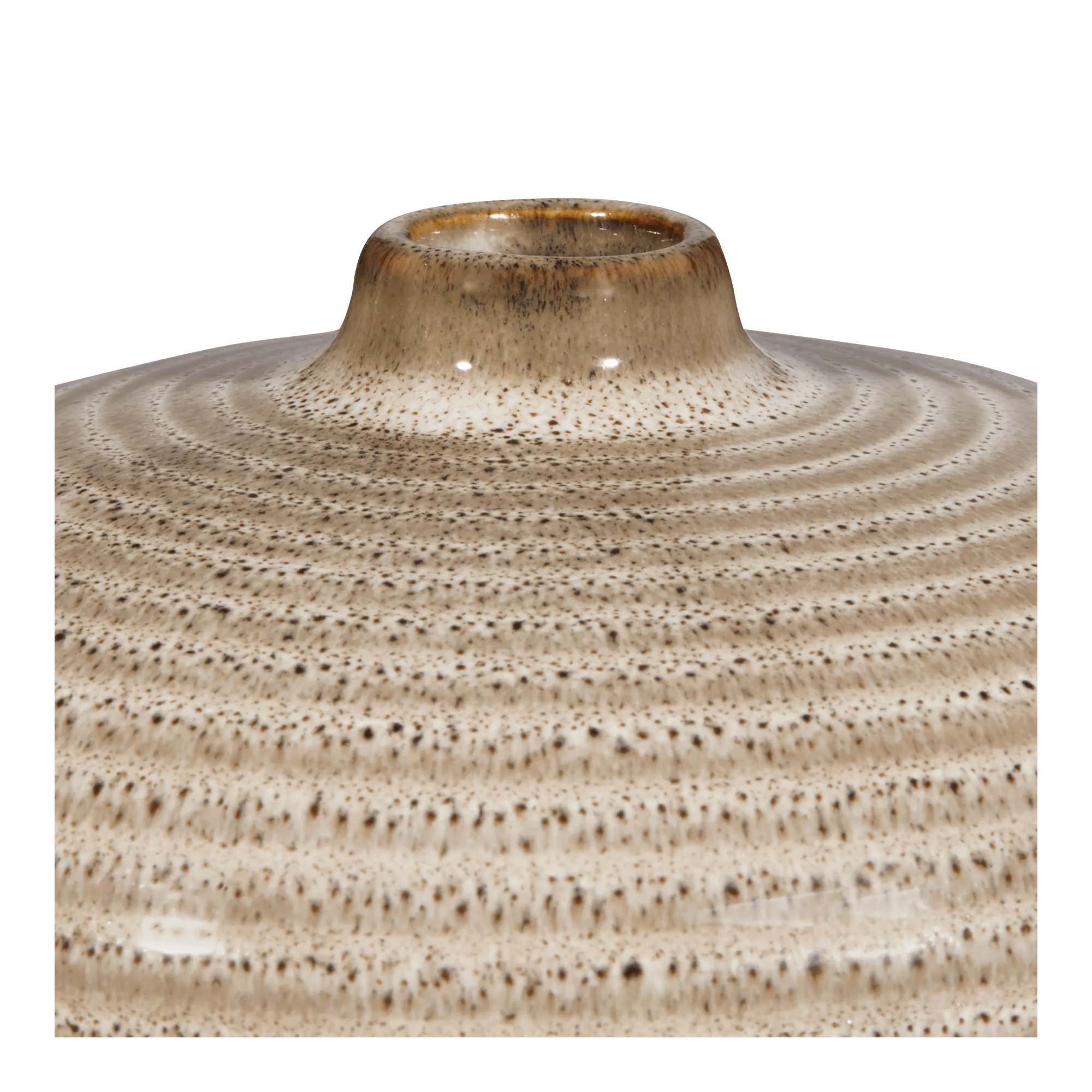 Ceramic Mini Ribbed Table Vase