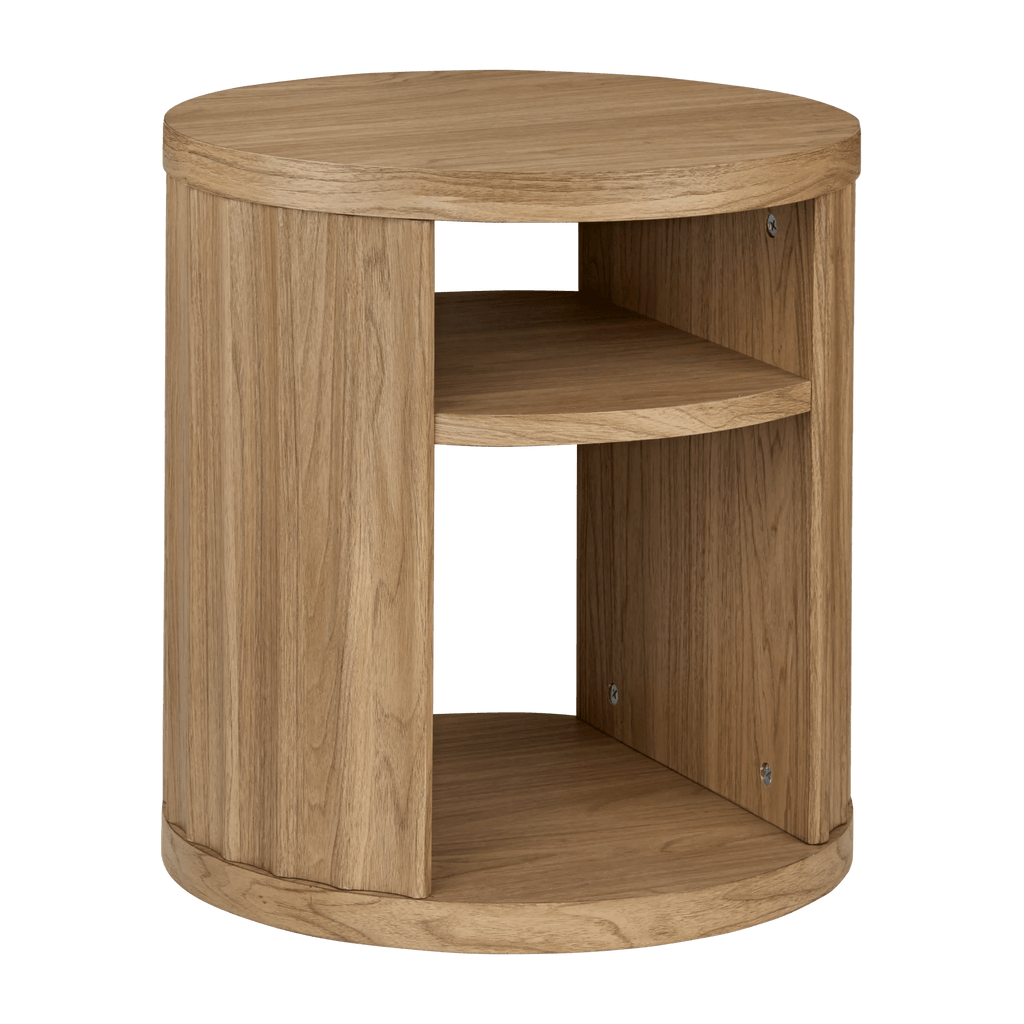 Side Table Oak Finish