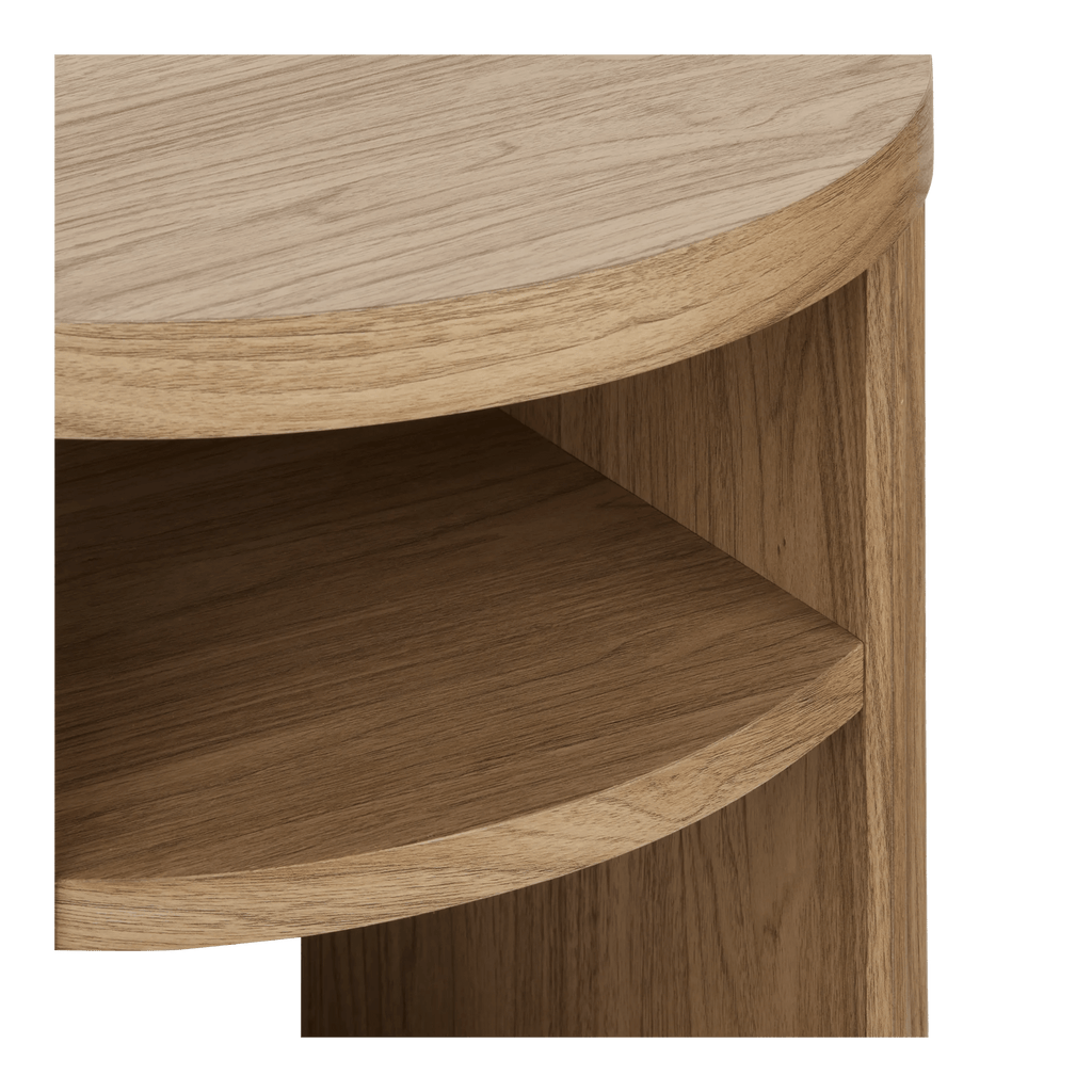 Side Table Oak Finish