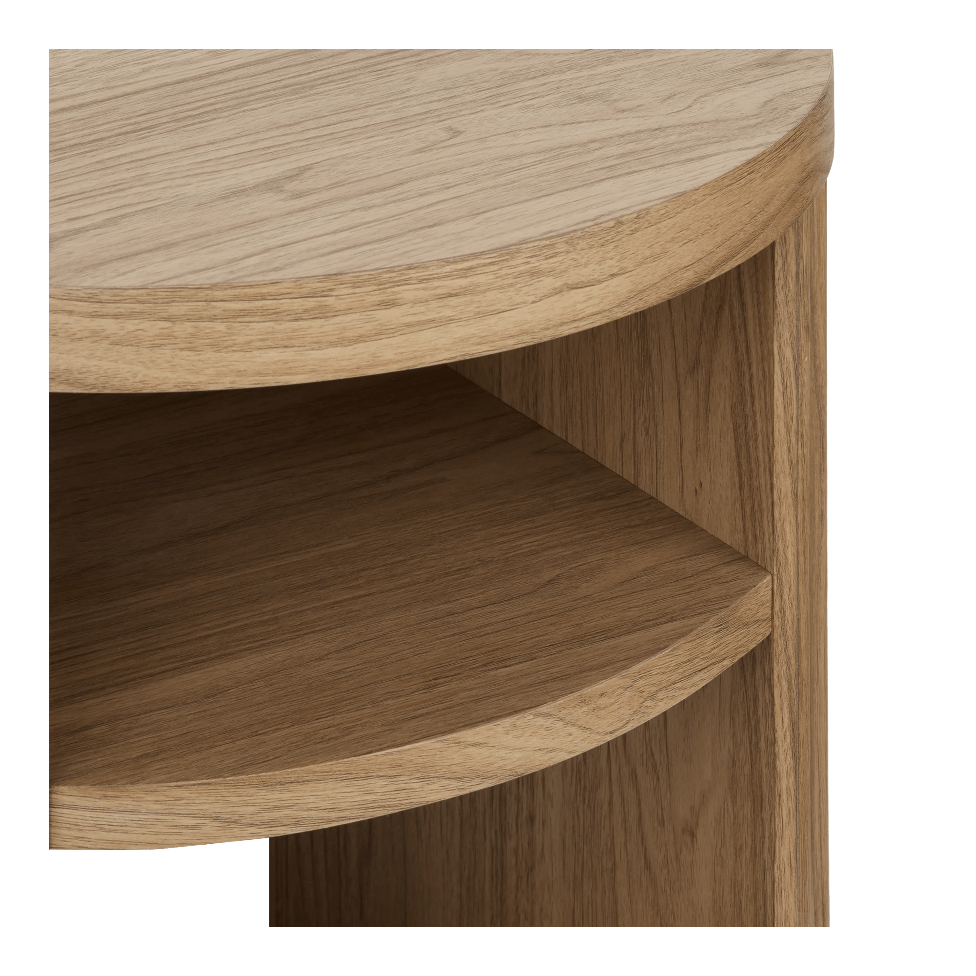Side Table Oak Finish