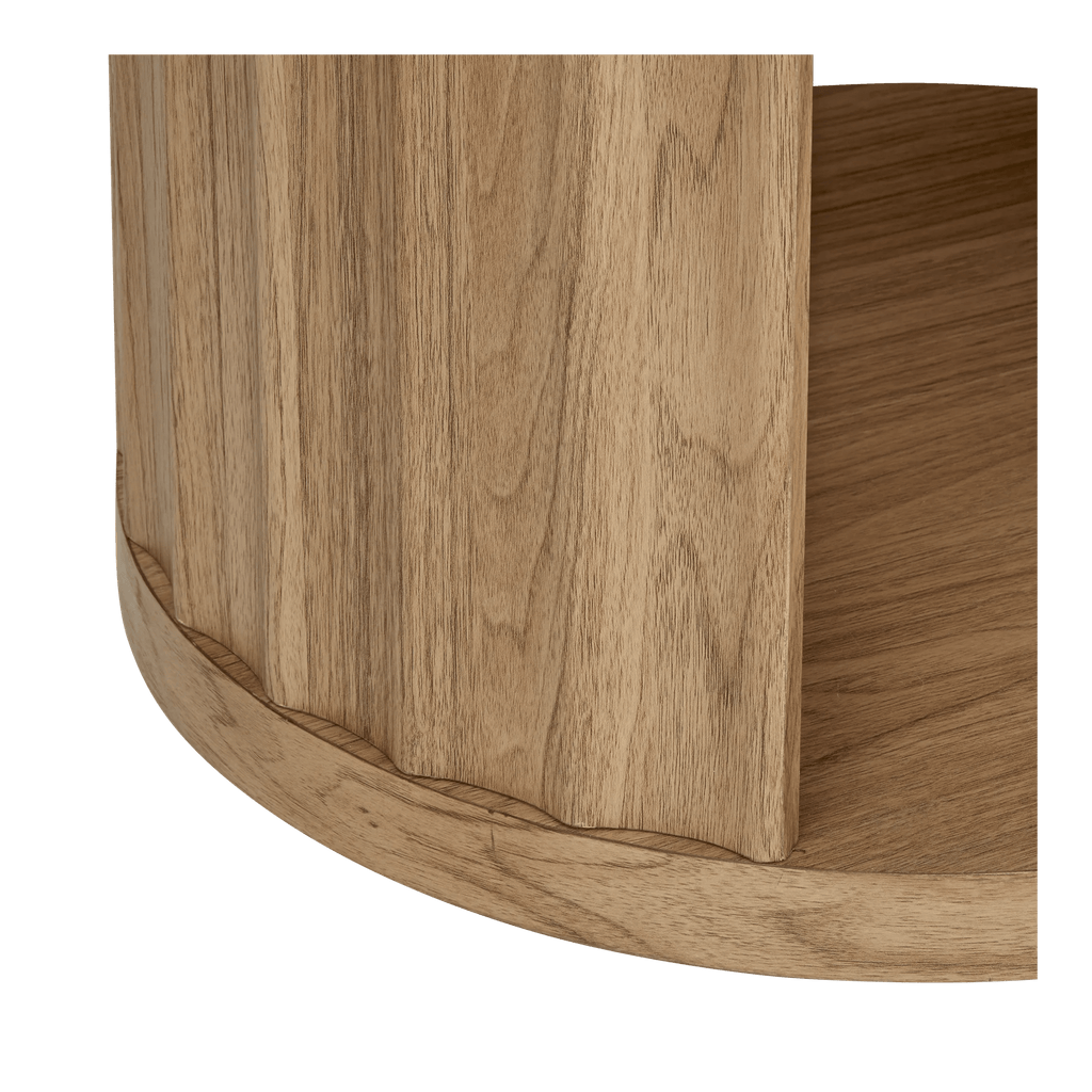 Side Table Oak Finish