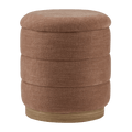 Ribbed Ottoman with Storage