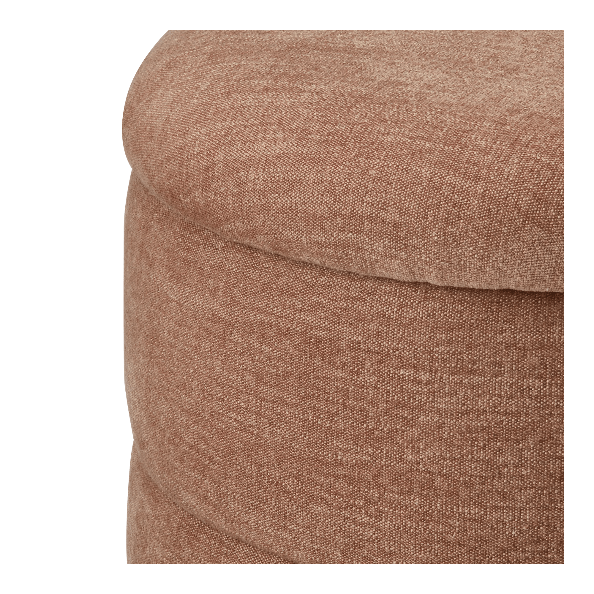 Ribbed Ottoman with Storage