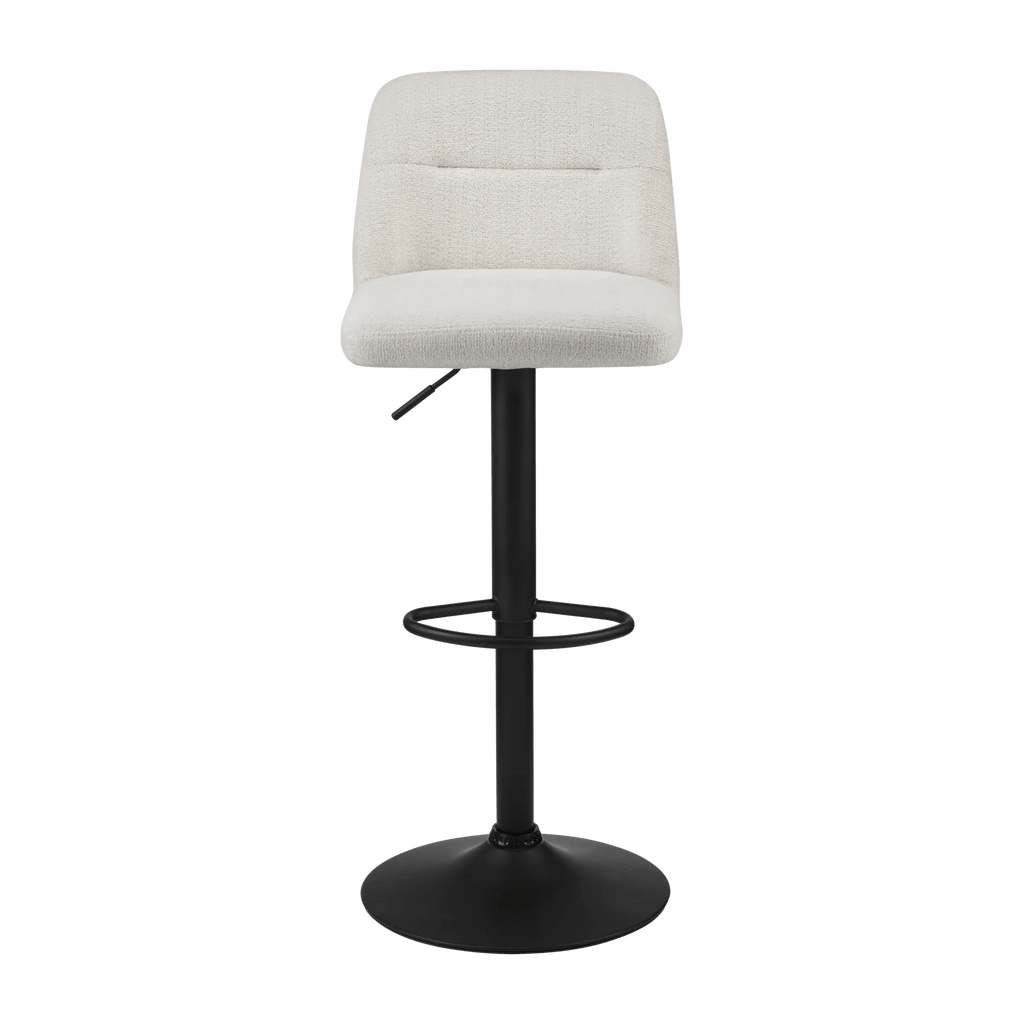 Adjustable Fabric and Metal Barstool