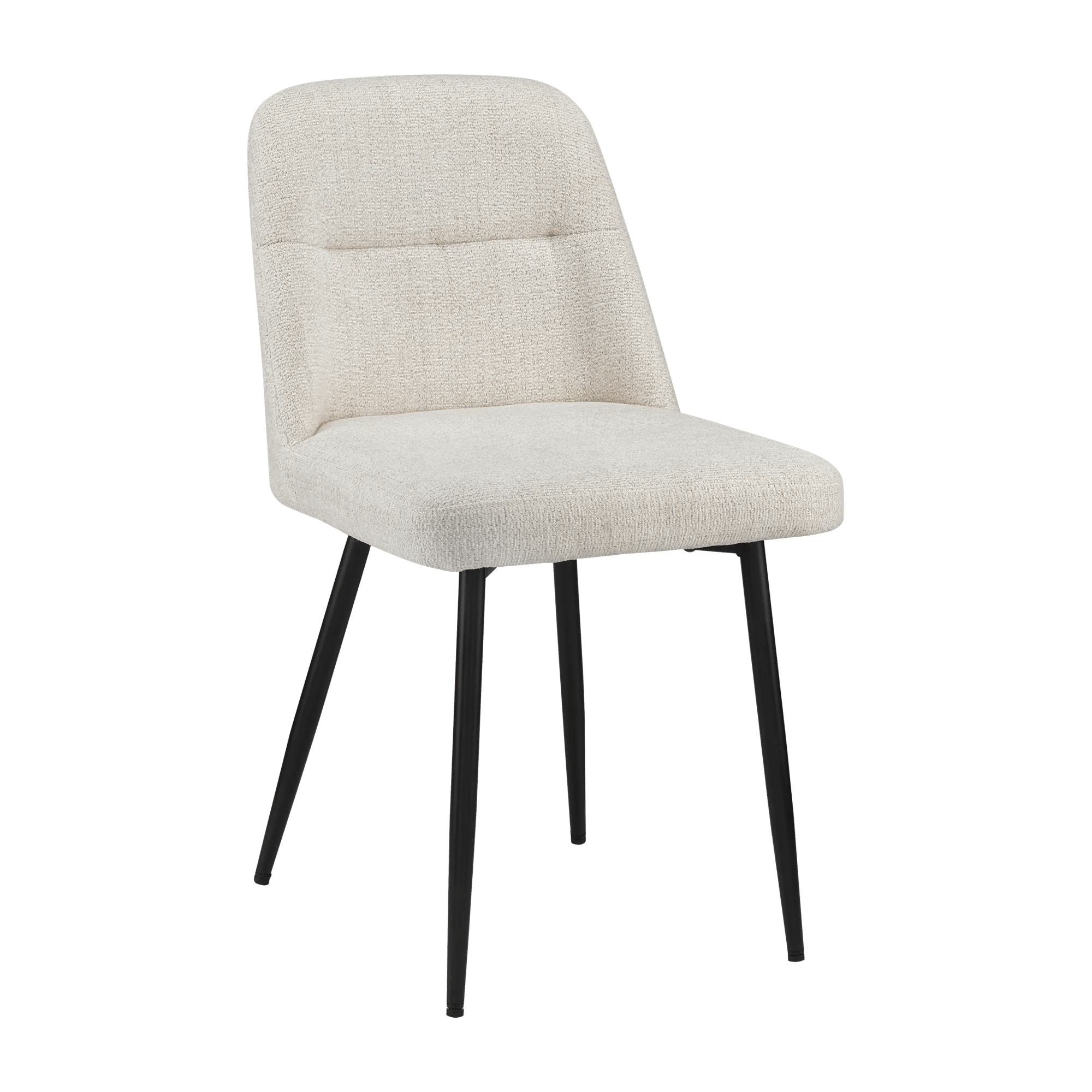 Fabric and Metal Dining Chair