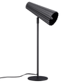 Black Ribbed Table Lamp