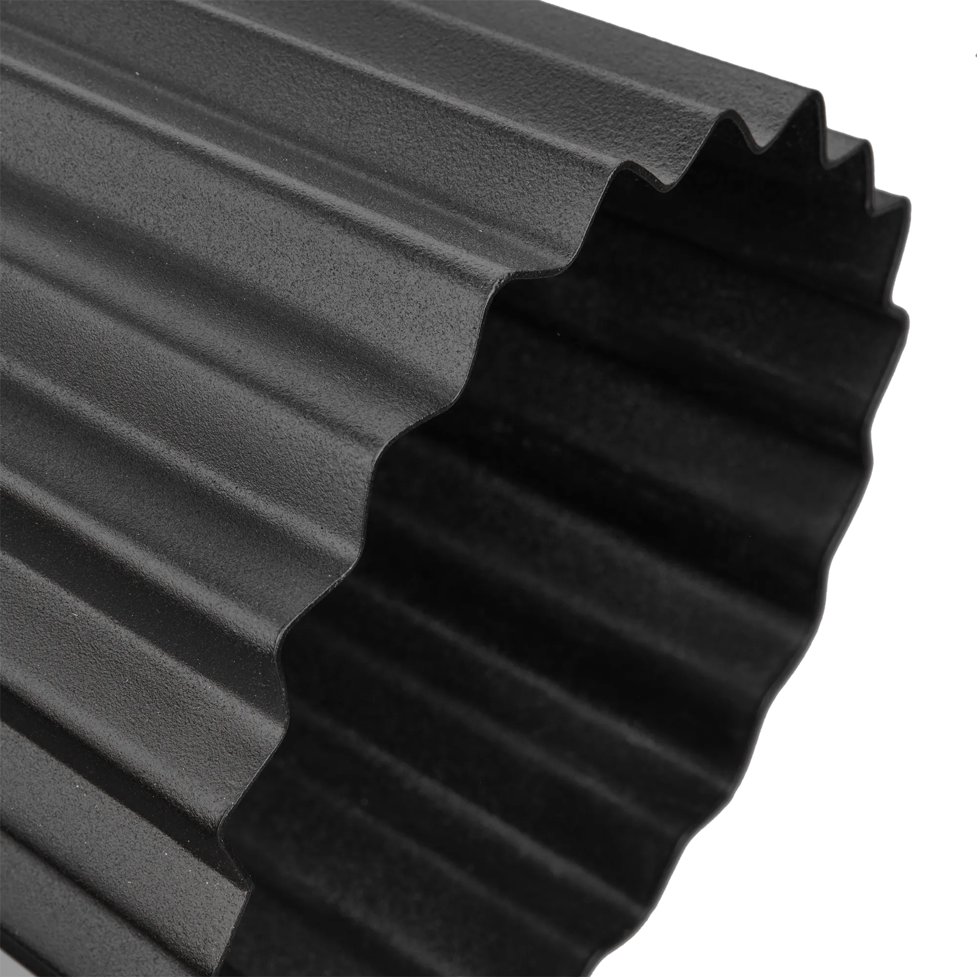 Black Ribbed Table Lamp