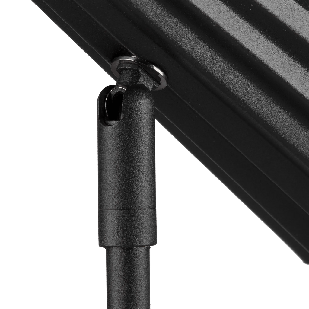 Black Ribbed Table Lamp