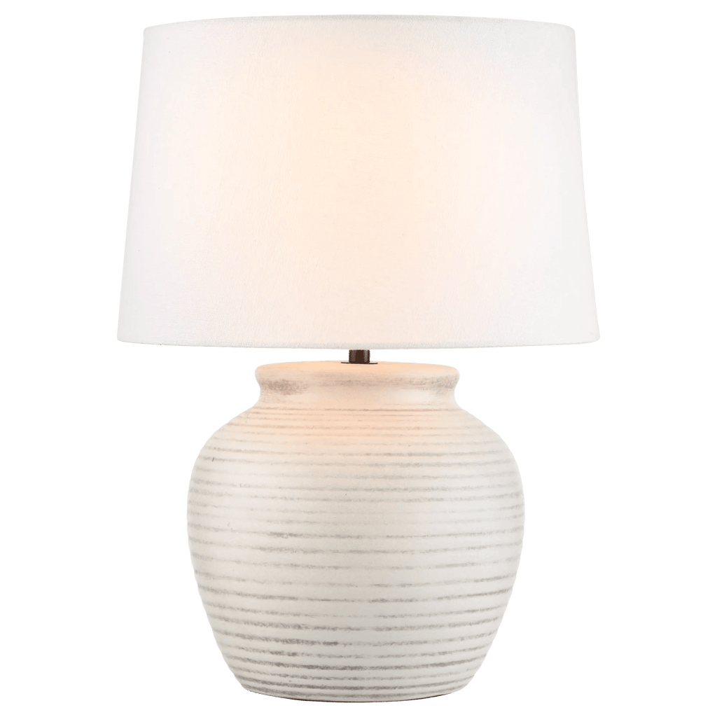 Round Ceramic Table Lamp