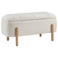 Padded Lift-Top Storage Bench