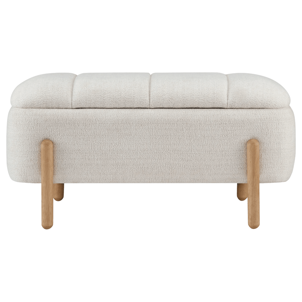 Padded Lift-Top Storage Bench