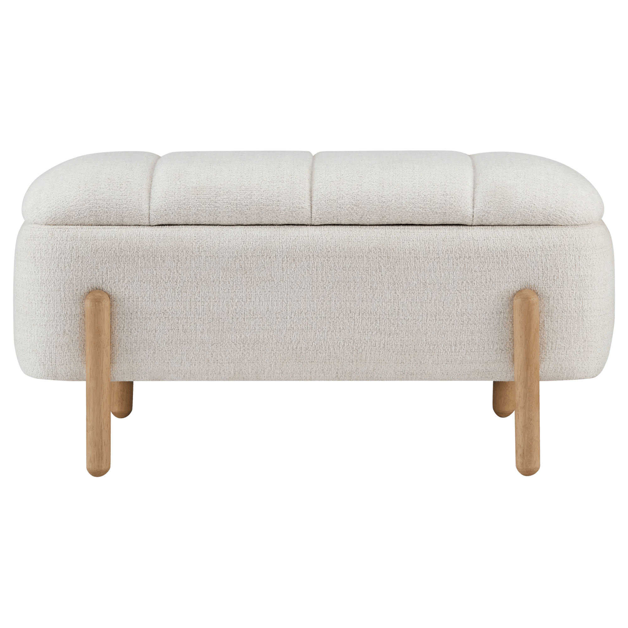 Padded Lift-Top Storage Bench