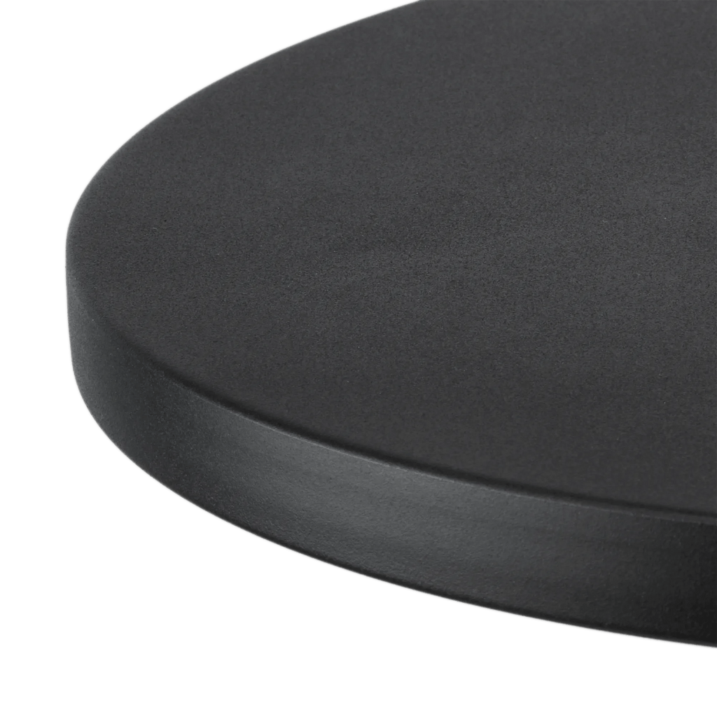 Black Round Side Table