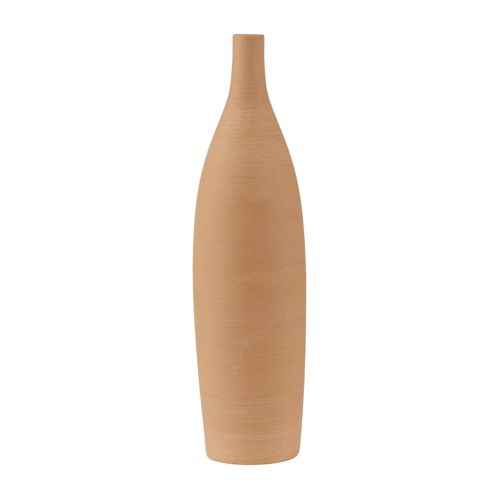 Tall Terracotta Decorative Vase