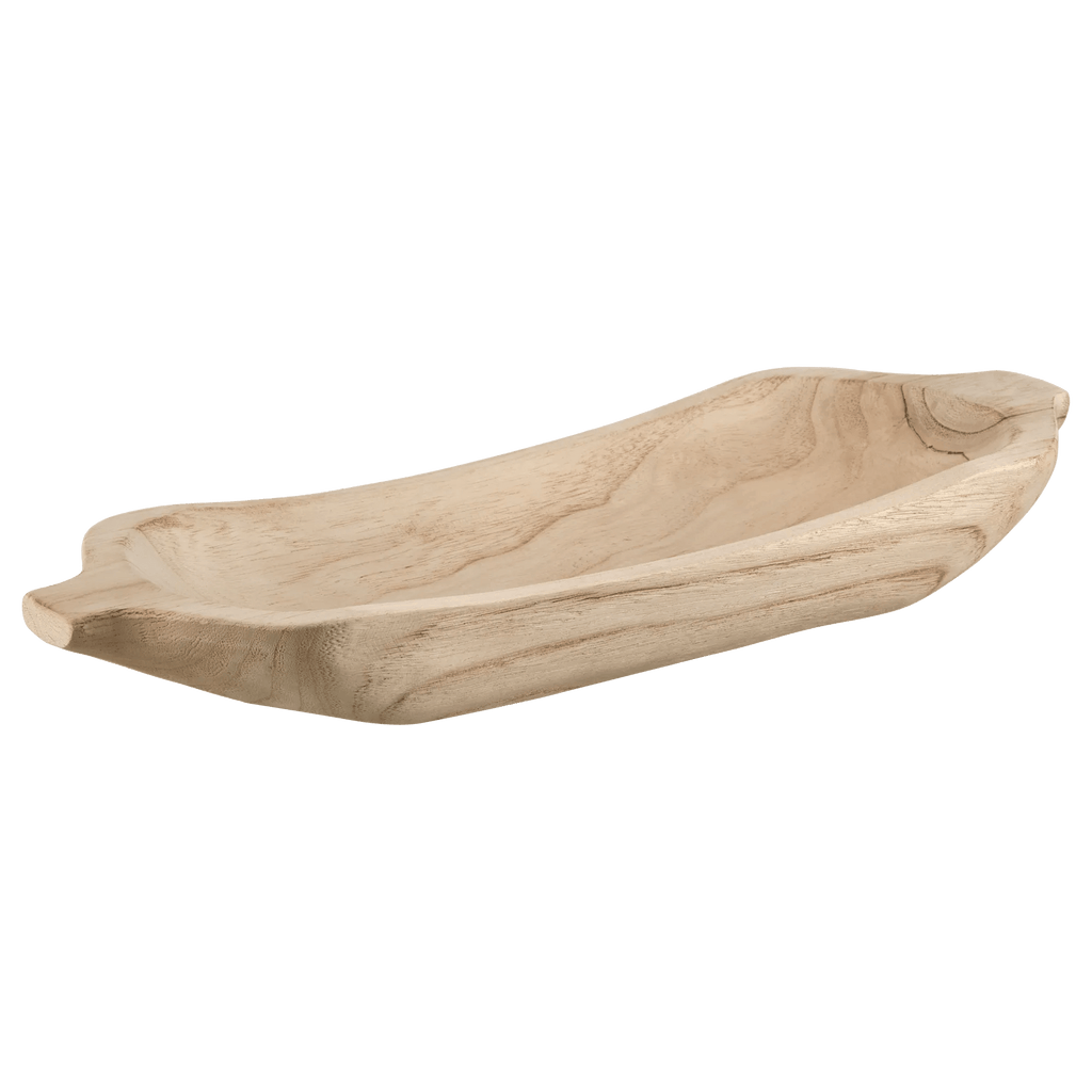 Natural Wood Decorative Bowl