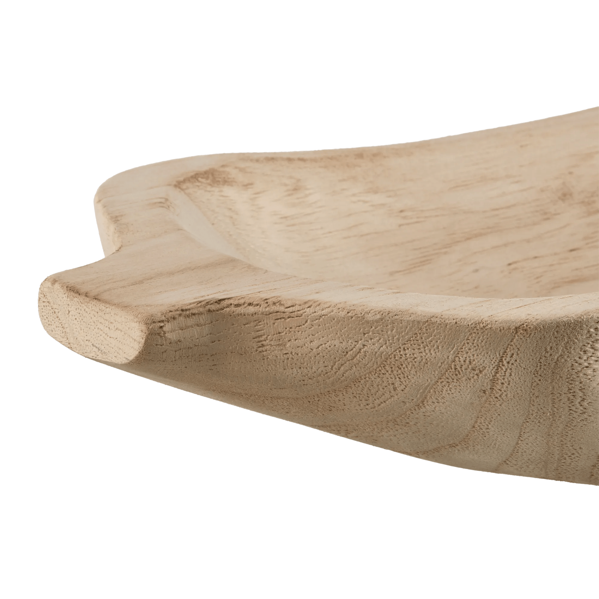 Natural Wood Decorative Bowl