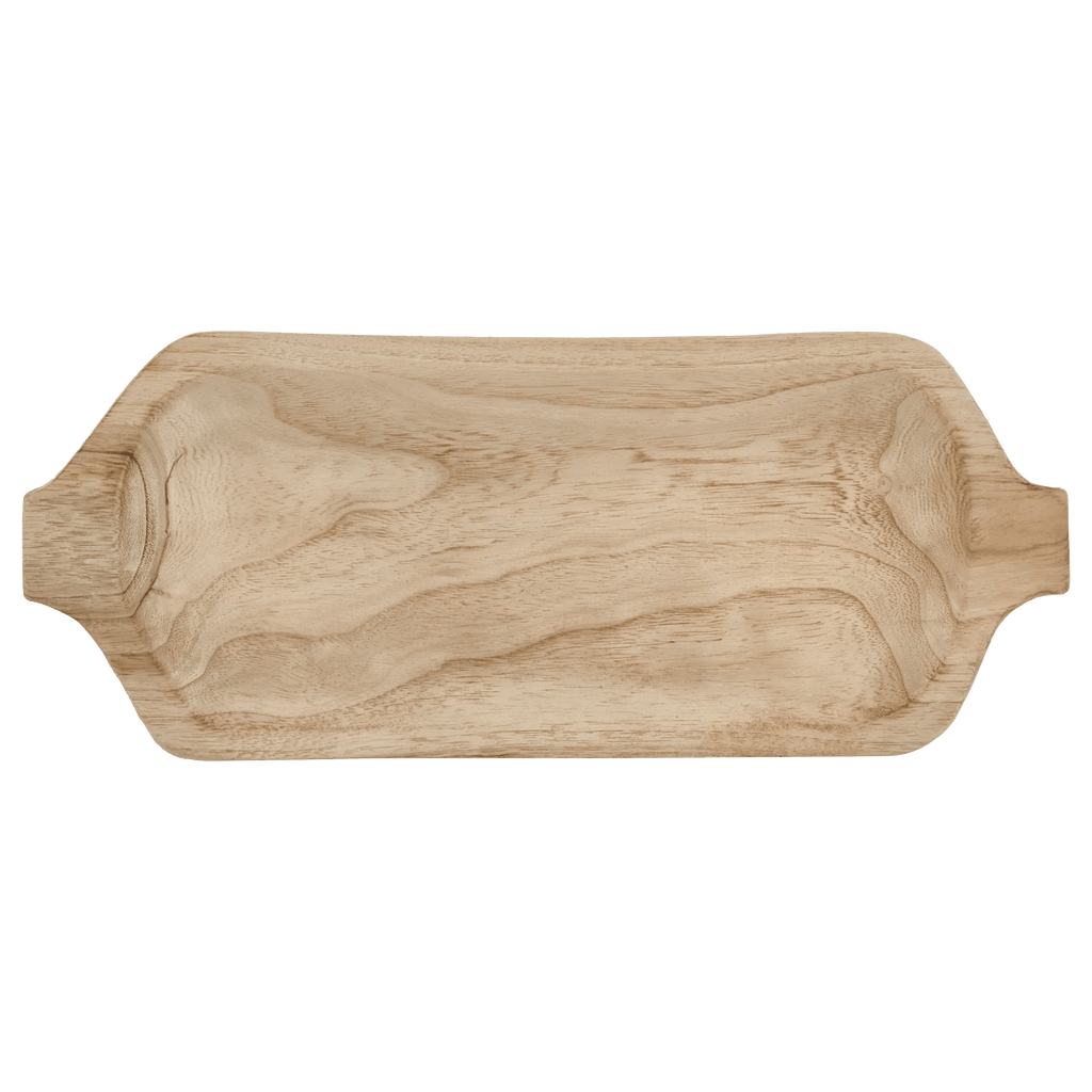 Natural Wood Decorative Bowl