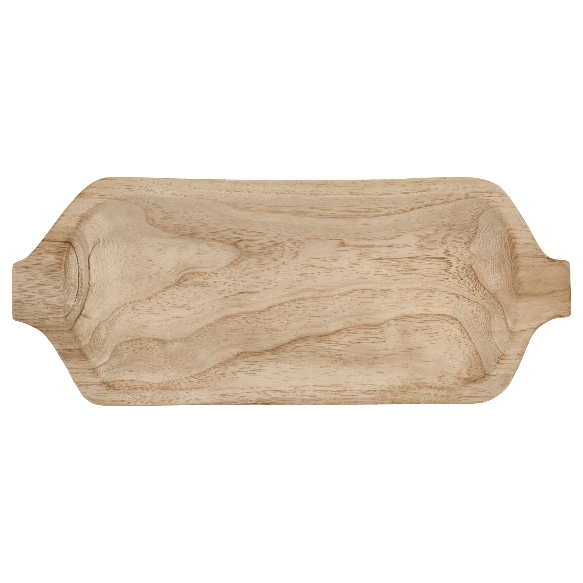 Natural Wood Decorative Bowl