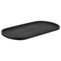 Black Oval Decorative Tray