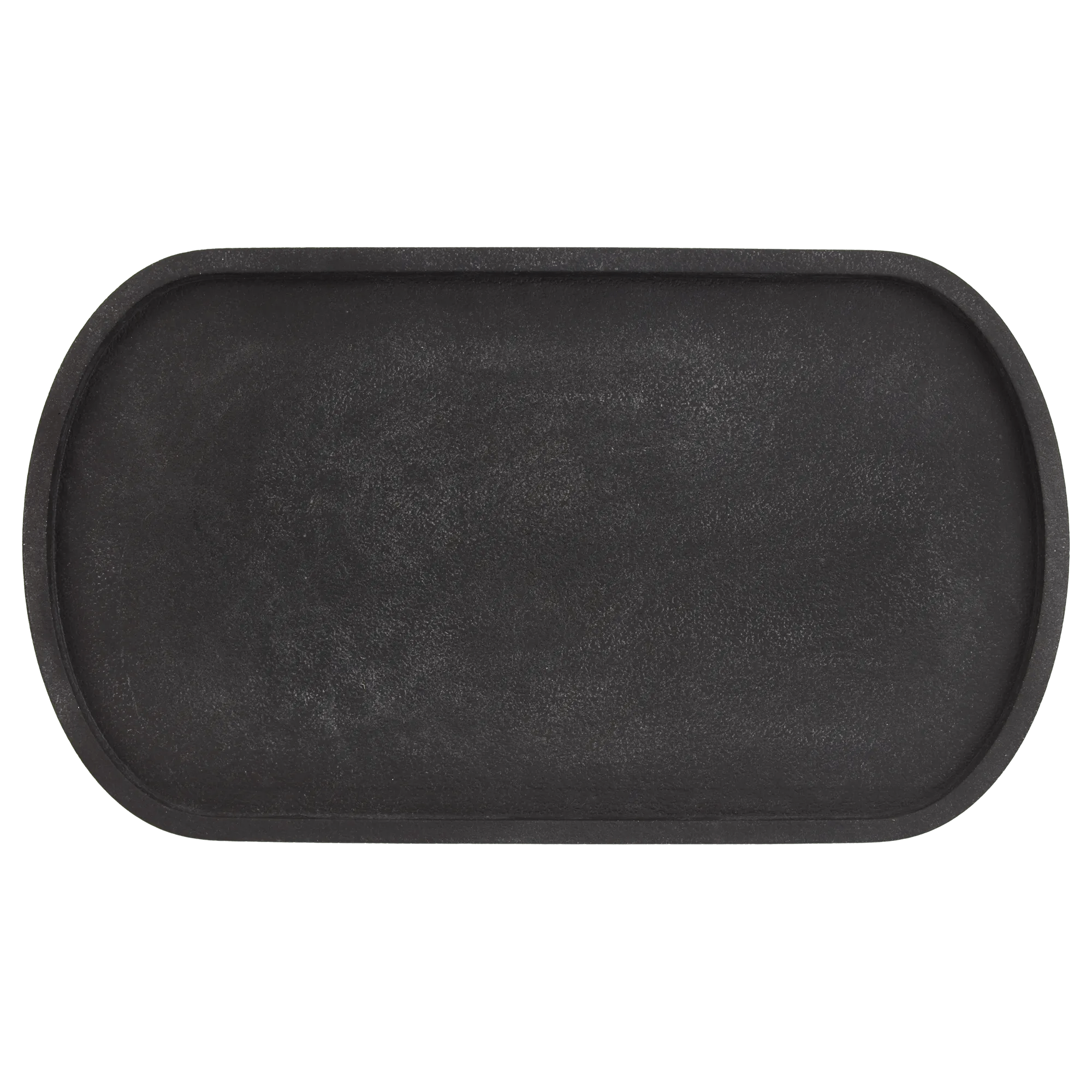 Black Oval Decorative Tray