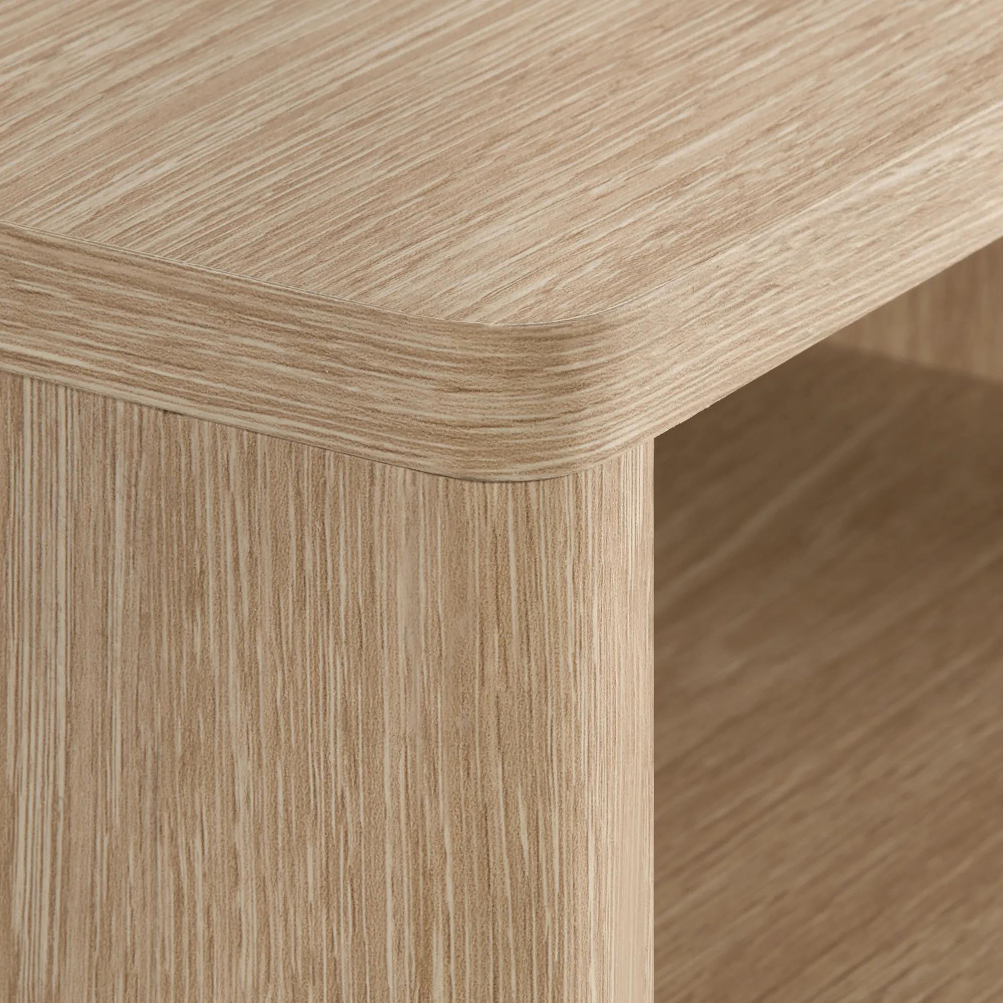Wood Nightstand with Drawer