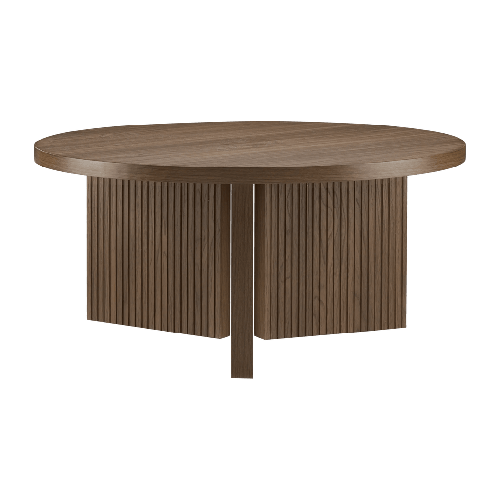 Round table walnut