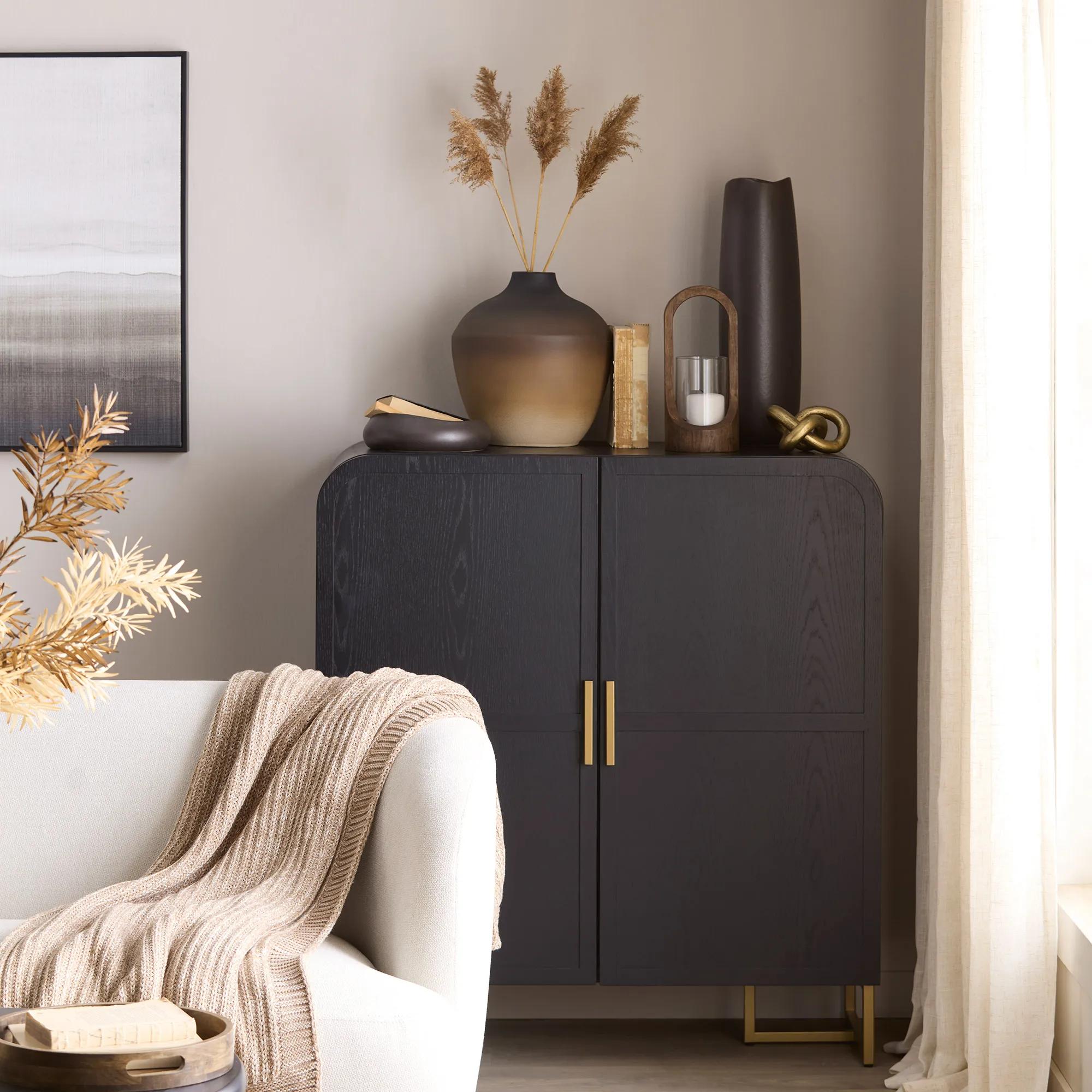 Taupe Ribba Throw