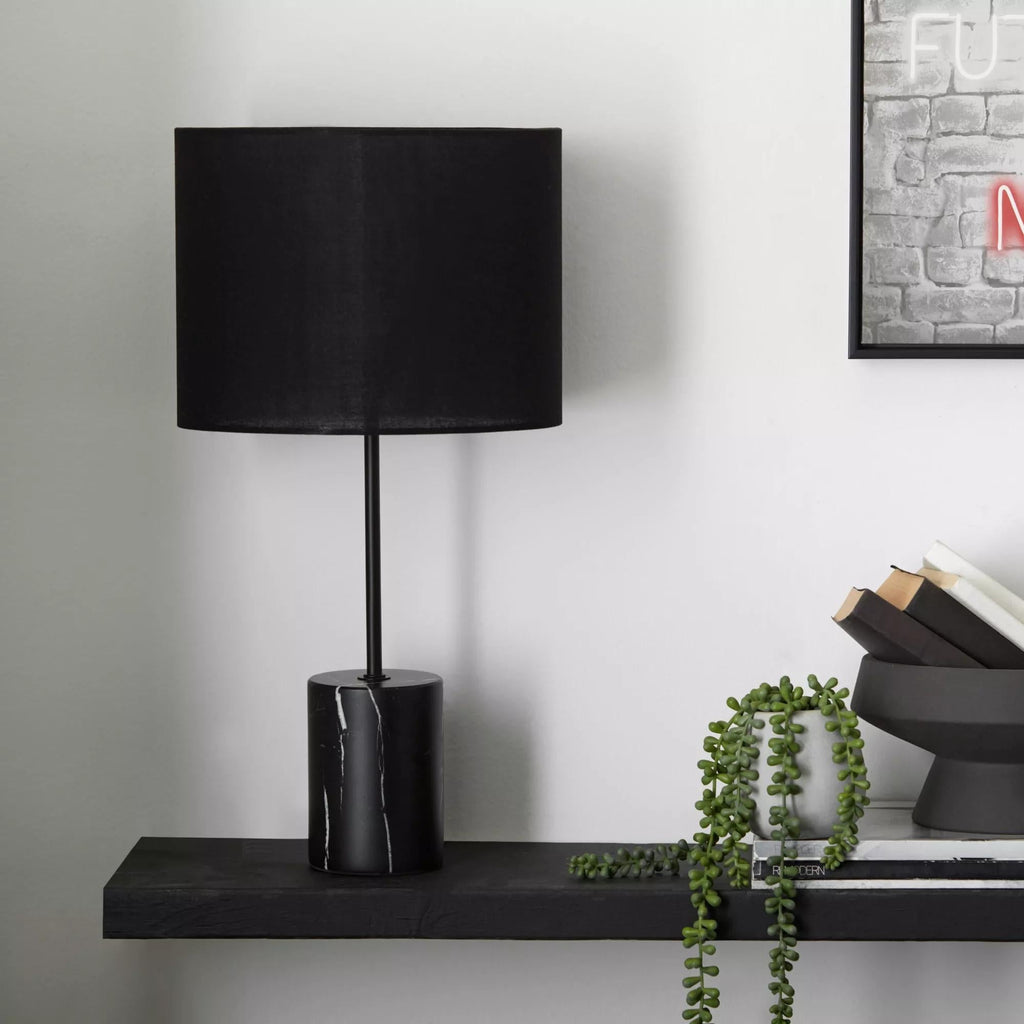 Table Lamp with Marble Base