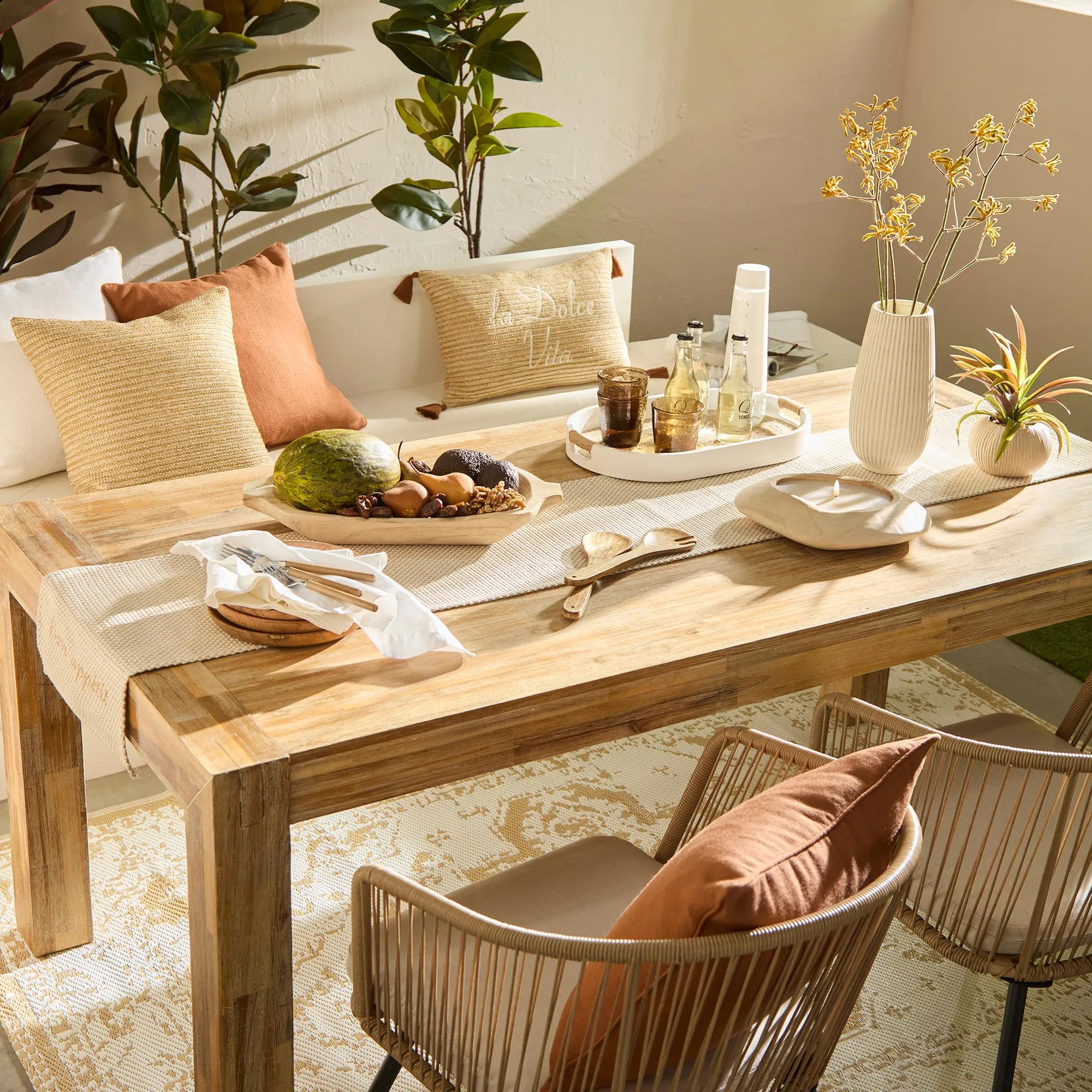 Natural Wood Decorative Bowl