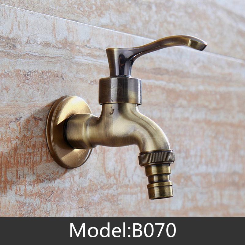 Bathroom Faucet Brass Tap Kitchen Outdoor Garden Taps High Quality Washing Machine Mop Luxury Antique Decorative Bibcock