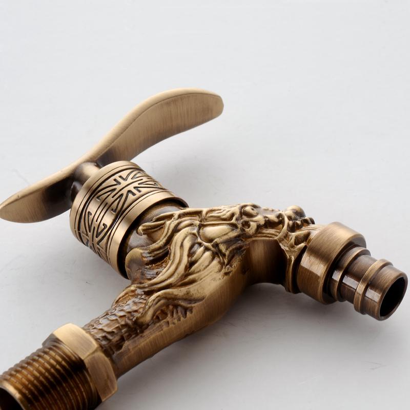 Bathroom Faucet Brass Tap Kitchen Outdoor Garden Taps High Quality Washing Machine Mop Luxury Antique Decorative Bibcock