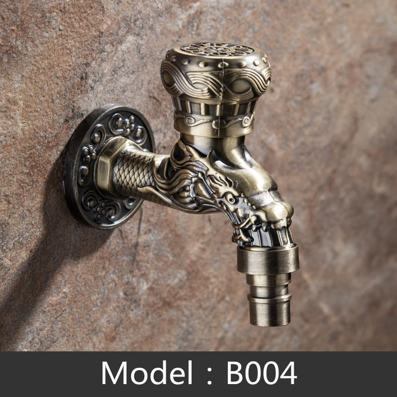 Bathroom Faucet Brass Tap Kitchen Outdoor Garden Taps High Quality Washing Machine Mop Luxury Antique Decorative Bibcock