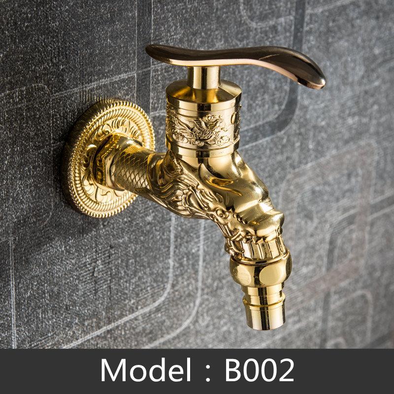 Bathroom Faucet Brass Tap Kitchen Outdoor Garden Taps High Quality Washing Machine Mop Luxury Antique Decorative Bibcock