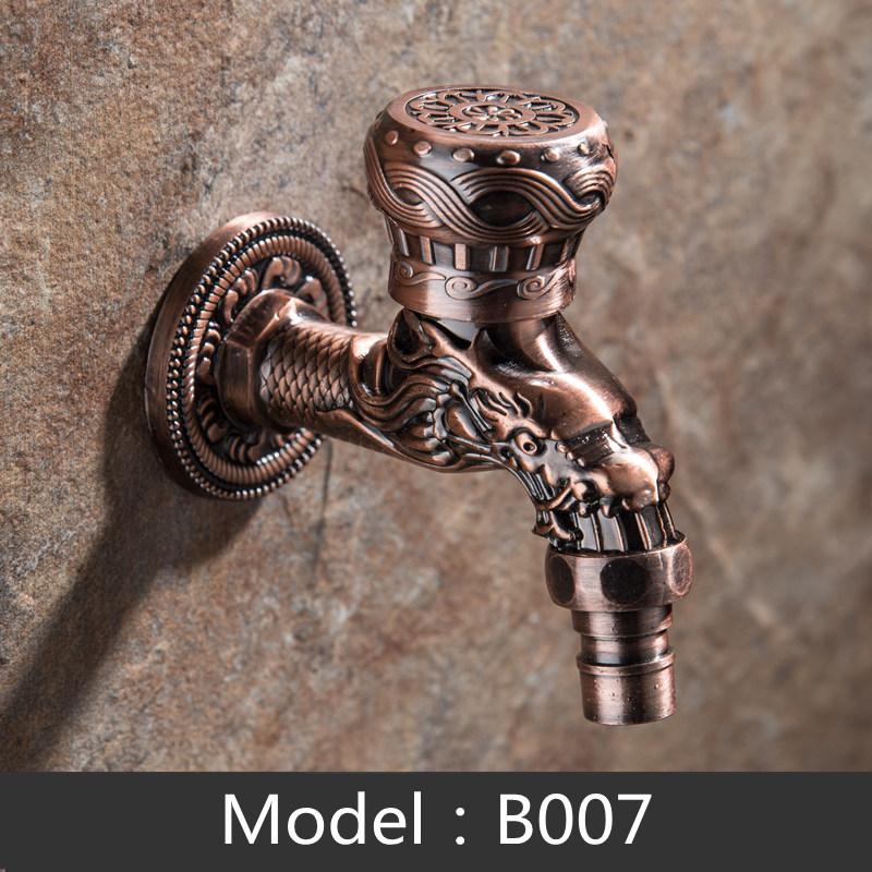 Bathroom Faucet Brass Tap Kitchen Outdoor Garden Taps High Quality Washing Machine Mop Luxury Antique Decorative Bibcock