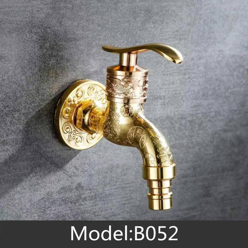 Bathroom Faucet Brass Tap Kitchen Outdoor Garden Taps High Quality Washing Machine Mop Luxury Antique Decorative Bibcock